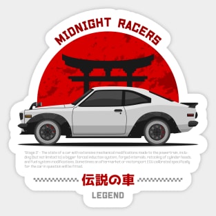 Tuner White RX3 JDM Sticker